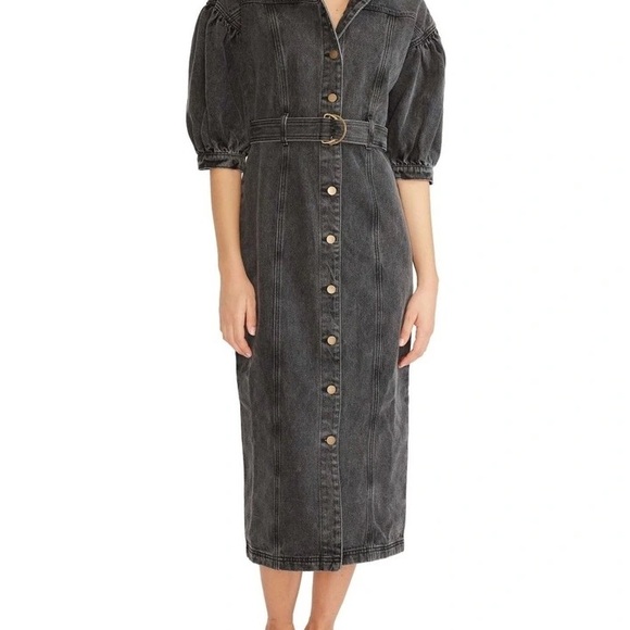 white christmas dresses Augusta Denim Mini Dress main image 1
